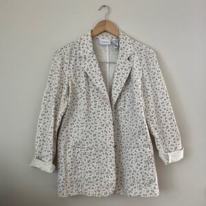 Liz Claiborne Floral Blazer M
